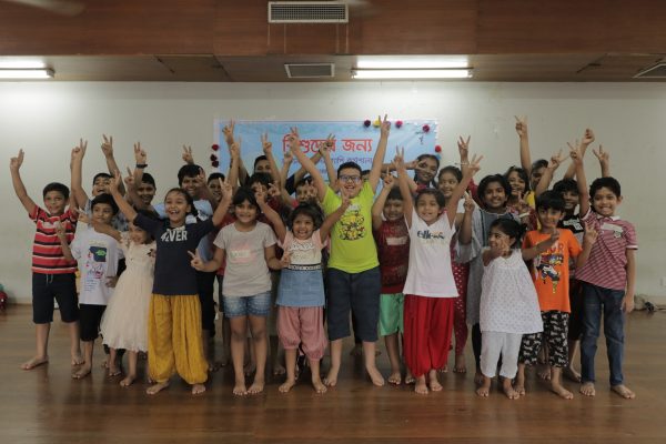 Day long workshop with children organized by Prachyanat in October,2019